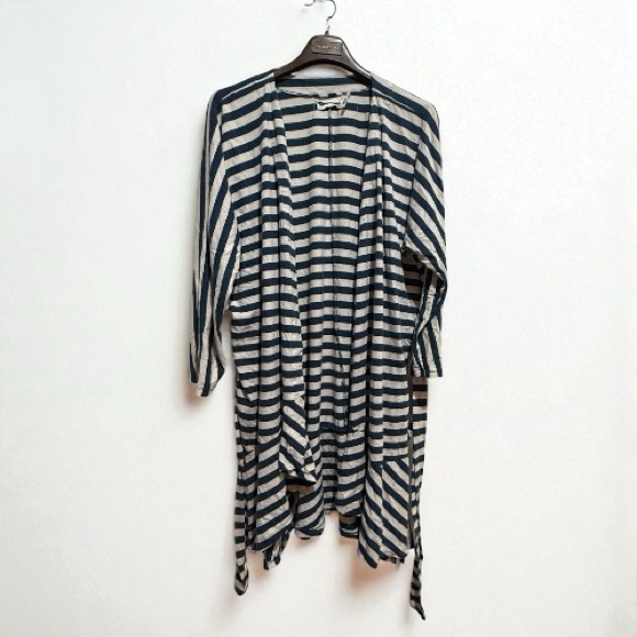 Anthropologie Other - Anthropologie Floreat Striped Ruffle Rope Navy & Cream Size Small Anthro